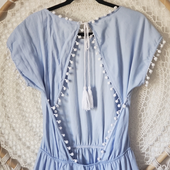 NWOT Peixoto Nissi Pom-Pom Dress Swim Cover-Up - Picture 8 of 14